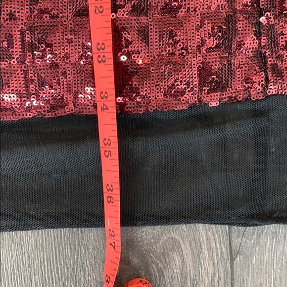 Red Sequined Dress - Picture 6 of 6